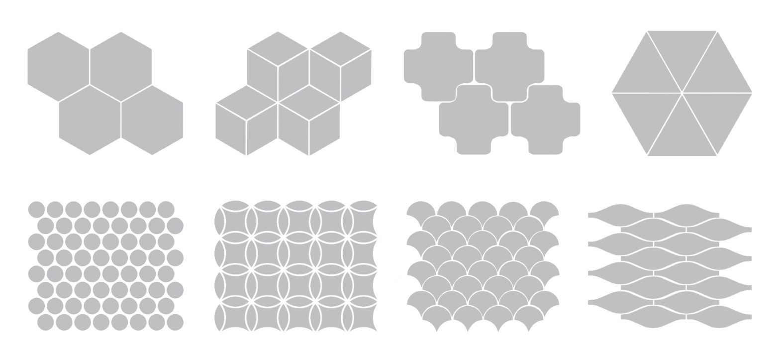 Popular tile shapes